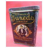 Old Tuxedo Pipe Cigarette Tobacco Tin Patterson