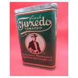 Vintage Tuxedo Pipe Cigarette Tobacco Tin American