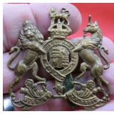 WWI British Army General Service Cap Badge OLD