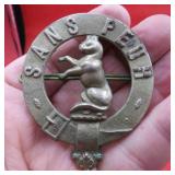 WWI Seaforth Highlanders 5th Battalion Cap Badge