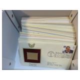 USPS Lot 30 Gold Replica Stamp First Day Covers