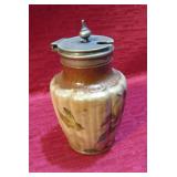 Antique Royal Doalton Burslem Lidded Jar Old 3'