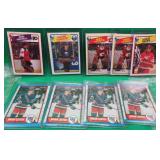 4x 1989-90 OPC Brian Leetch RC's + 5x 1988-89 OPC