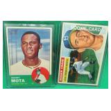 2x 1963 Topps RC Manny Mota + 1956 Topps RC Craig