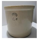 Antique 2 Gallon Pottery Crock Brantford Ontario