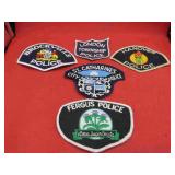 Police Lot 5 Ontario Small Town Uniform Patches