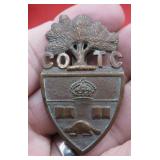 WWII COTC Canadian Officers Traing Corps Badge
