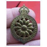 WWI Canada Princess Patricia Light Infantry Badge