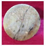 Six Nation Native Art Stone Box Ron Cauley Carving