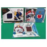 3x Hockey Relic Jerseys Barkov Bernier & Ranta RC