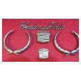 Vintage Lot 5 Cadillac Car Emblems De Ville++
