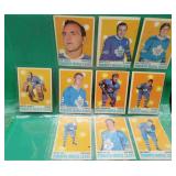 10x 1971-72 O-Pee-Chee Toronto Maple Leafs Baun ++