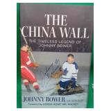 Johnny Bower SIGNED The China Wall HC Book 2008