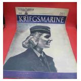 WWII 1944 Kriegsmarine German Navy Magazine