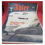 WWII 1941 Adler German Magazine Luftwaffe Cover
