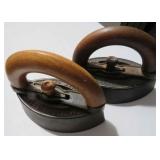 Antique Lot 2 Sad Irons Guelph Brockville Ontario