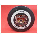 2002 NHL All-Star Game Hockey Puck LA Center