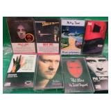 8x Music Tape Cassettes Billy Joel & Genesis +