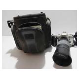 Minolta 500si Dynax Camera w AF Zoom Lens w Extras