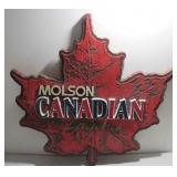 Large Molson Canadian Lager Beer Bar Sign 33'x33'