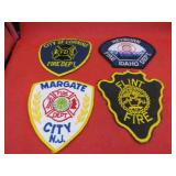 Fire Dept. Lot 4 USA Uniform Patches Insignias