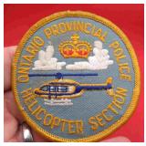 OPP Ontario Provincial Police Helicopter Patch