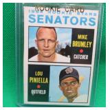 Lou Piniella Mike Brumley RC 1965 Topps #167