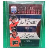 Jeff Carter Daniel Briere 2009-10 BAP Signatures