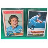 2x George Brett 1979 OPC #167 1981 OPC #113 Cards