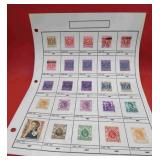 Vintage Hong Kong British Rule Stamp Collection