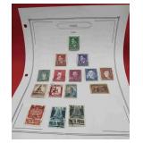1944 WWII Occupied Poland Third Reich Stamps