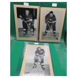 3x 1944-1963 Beehive Photos Red Wings Earl Reibel