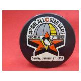 1990 NHL All-Star Game Hockey Puck Pittsburgh