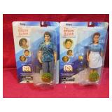 2018 The Brady Bunch Lot 2 Action Figures MEGO
