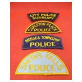 Police Lot 4 Older Ontario Small Town Patches