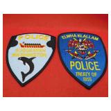 Police Lot 2 Washington USA Tribal Native Patches