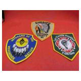 Police & Fire Dept. Lot 3 Wisconsin Native Patches