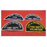 Fire Dept. Lot 4 Canada Uniform Patches Insignias