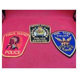 Police Lot 3 Canadian Native Indian Tribe Patches