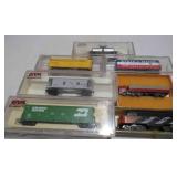 N Scale Lot 7 Cars Engine & Transport Truck Models
