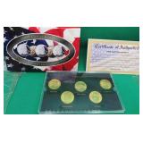 1999 GOLD Edition State Quarter Collection COA