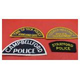 Police Lot 4 Ontario Small Town Uniform Patches