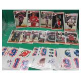 1985-86 Topps Insert Sticker Set 1-33 Gretzky Kuri