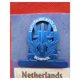 Netherland Airport Police Force Cap Badge Insignia
