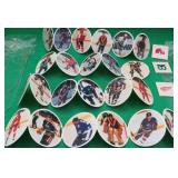 4x 1984-85 Kellogg's Player Disc Intact Panels +