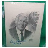 Signed Ernie Stautner Pittsburgh Steelers HOF 1969