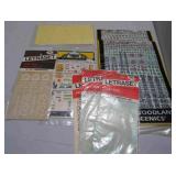 HO Lot 8 Model Train Railway Graphic Sticker Sets