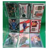 9x Nascar Race Day Relics - Tire + Inserts #'d