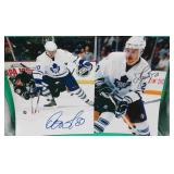 2x Antropov & Ponikarovsky Signed Leafs 8x10 Photo