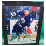 Mark Osborne SIGNED COA Framed 8x10' Photo Leafs